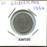 1 DRACHMA 1959 GRIECHENLAND GREECE Münze #AW556.D.A - Grecia