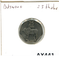 25 THEBE 1998 BOTSWANA Münze #AX441.D.A - Botswana