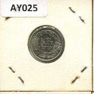 1/2 FRANC 1970 SUISSE SWITZERLAND Pièce #AY025.3.F.A - Andere & Zonder Classificatie