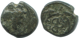 Authentique ORIGINAL GREC ANCIEN Pièce 2g/11mm #AG194.12.F.A - Greek