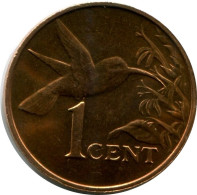 1 CENT 1999 TRINIDAD & TOBAGO UNC Hummingbird Münze #M10357.D.A - Trinidad & Tobago