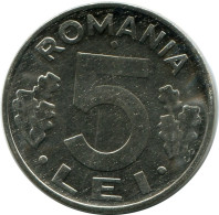 5 LEI 1992 ROMANIA UNC Eagle Coin #M10392.U.A - Rumänien