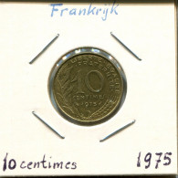 10 CENTIMES 1975 FRANCE Coin French Coin #AM129.U.A - 10 Centimes