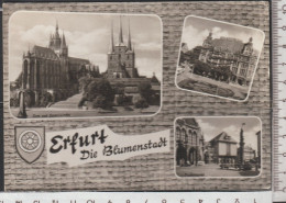 ERFURT  - Die Blumenstadt - Mehrbildkarte - Gelaufen 1963  (AK 5138) Günstige Versandkosten - Erfurt