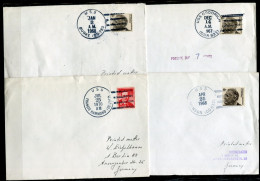USA Schiffspost, Navire, Paquebot, Ship Letter, USS Francis Hammond, Burke, Hanson, Goodrich - Postal History
