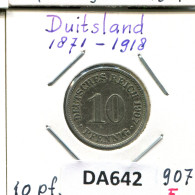 10 PFENNIG 1907 F ALEMANIA Moneda GERMANY #DA642.2.E.A - 10 Pfennig