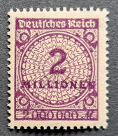 Deutsches Reich 1923, Mi 315b, MNH(postfrisch) Geprüft - Unused Stamps