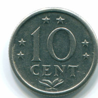 10 CENTS 1974 ANTILLAS NEERLANDESAS Nickel Colonial Moneda #S13504.E.A - Netherlands Antilles