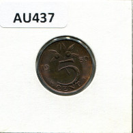 5 CENTS 1980 NEERLANDÉS NETHERLANDS Moneda #AU437.E.A - 1948-1980: Juliana