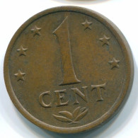 1 CENT 1973 ANTILLES NÉERLANDAISES Bronze Colonial Pièce #S10647.F.A - Netherlands Antilles