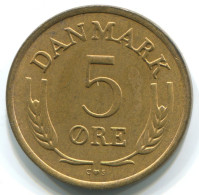 5 ORE 1969 DANEMARK DENMARK Münze #WW1023.D.A - Danimarca