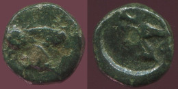 STAR Antique Authentique Original GREC Pièce 1g/8mm #ANT1558.9.F.A - Griechische Münzen