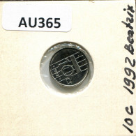 10 CENT 1992 NÉERLANDAIS NETHERLANDS Pièce #AU365.F.A - 1980-2001 : Beatrix