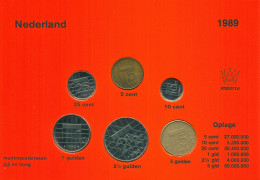 NETHERLANDS 1989 MINT SET 6 Coin #SET1026.7.U.A - [Sets Sin Usar &  Sets De Prueba