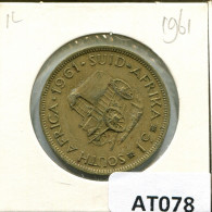 1 CENT 1961 SOUTH AFRICA Coin #AT078.U.A - Sudáfrica