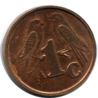 1 CENT 2001 SOUTH AFRICA Coin #AX181.U.A - South Africa