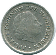 1/10 GULDEN 1963 NIEDERLÄNDISCHE ANTILLEN SILBER Koloniale Münze #NL12554.3.D.A - Nederlandse Antillen