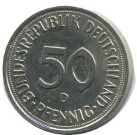 50 PFENNIG 1985 D WEST & UNIFIED GERMANY Coin #AG335.3.U.A - 50 Pfennig