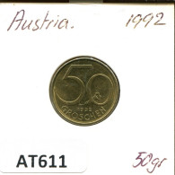 50 GROSCHEN 1992 ÖSTERREICH AUSTRIA Münze #AT611.D.A - Austria