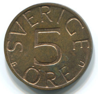 5 ORE 1976 SUÈDE SWEDEN Pièce #WW1101.F.A - Suecia