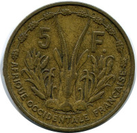 5 FRANCS 1956 ESTADOS DE ÁFRICA OCCIDENTAL #AP880.E.A - Africa Occidentale Francese