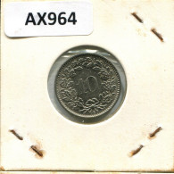 10 RAPPEN 1969 B SWITZERLAND Coin #AX964.3.U.A - Altri & Non Classificati