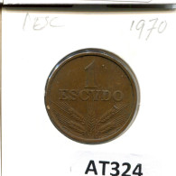 1 ESCUDO 1970 PORTUGAL Coin #AT324.U.A - Portogallo