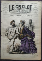 1875 Journal Satirique LE GRELOT N° 199 - L'APPEL AU PEUPLE Par JÉROLD - 1850 - 1899