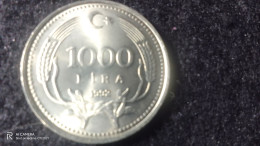 TÜRKİYE-1992--NİKEL       1000    LİRA           XF - Turquie