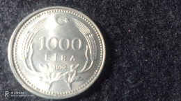 TÜRKİYE-1992--NİKEL       1000    LİRA           XF - Turquie