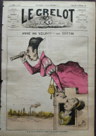 1875 Journal LE GRELOT - ANNE MA SOEUR !!! Par EGÈNE COTTIN - LONGUE VUE - CARICATURE - Sin Clasificación