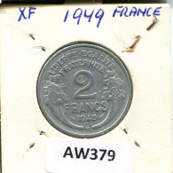 2 FRANCS 1949 FRANCE Coin #AW379.U.A - 2 Francs