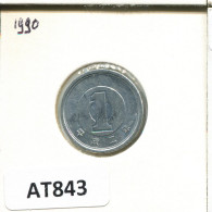 1 YEN 1990 JAPON JAPAN Moneda #AT843.E.A - Japón