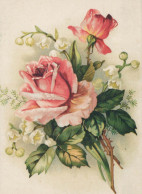 FLOWERS Vintage Postcard CPSM #PBZ109.A - Fleurs