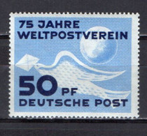 DDR 1949 UPU 75th Anniversary Stamp MNH - U.P.U.