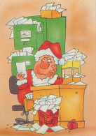 WEIHNACHTSMANN SANTA CLAUS WEIHNACHTSFERIEN Vintage Postkarte CPSM #PAK608.A - Santa Claus