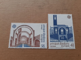 TIMBRES  ANDORRE  ESPAGNOL  ANNEE  1987     N  183  /  184   COTE  1,50  EUROS   NEUFS   LUXE** - Ungebraucht