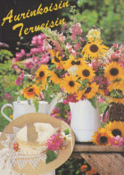 FLOWERS Vintage Postcard CPSM #PBZ389.A - Fleurs