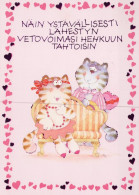 GATTO KITTY Animale Vintage Cartolina CPSM #PAM293.A - Cats