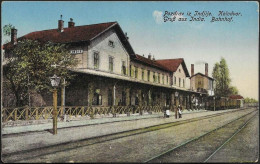 Serbia-----Indjija (Railway Station)-----old Postcard - Serbie