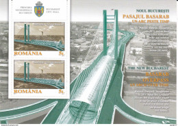 Romania 2011 Bucurest Basarab Overpass , Transport - Railways - Art - Bridges And Tunnels MNH** - Neufs