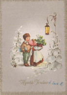 ENFANTS Scène Paysage Vintage Carte Postale CPSM #PBB320.A - Taferelen En Landschappen