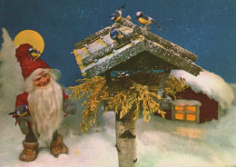 BABBO NATALE Buon Anno Natale Vintage Cartolina CPSM #PBB004.A - Santa Claus