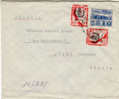 PERU 1948 R -  LETTER SENT FROM AREQUIPA TO LUNEL - Perù
