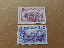 TIMBRES  ANDORRE  FRANCAIS  ANNEE  1987     N  358  /  359   COTE  28,00  EUROS   NEUFS   LUXE** - Neufs