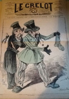 1879 Journal " LE GRELOT " Dessins De PEPIN - CE QUI RESTE DE L'IMPÉRIALISME - UNE CHAUSSETTE .....ET RIEN DEDANS ! - Sin Clasificación