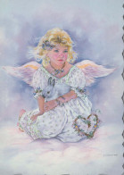 ÁNGEL Navidad Vintage Tarjeta Postal CPSM #PBP638.A - Angels