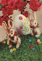 EASTER RABBIT Vintage Postcard CPSM #PBO526.A - Easter