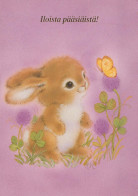 PÂQUES LAPIN Vintage Carte Postale CPSM #PBO414.A - Easter