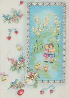 EASTER CHILDREN Vintage Postcard CPSM #PBO261.A - Easter